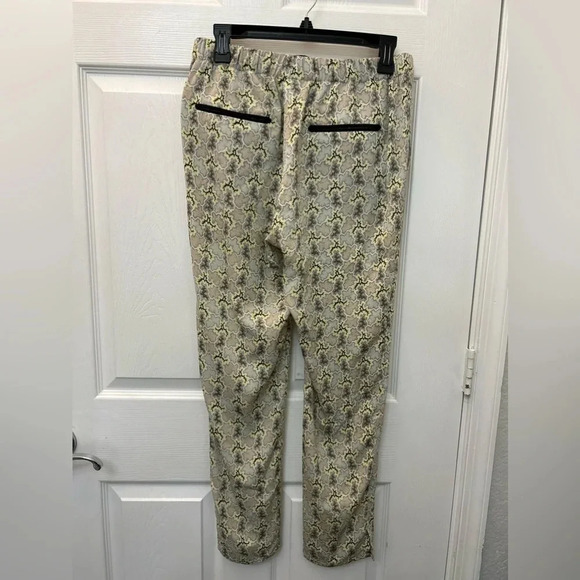 RAG & BONE Pastel Multicolor Silk Straight Leg Pants sz 4 - Picture 2 of 6